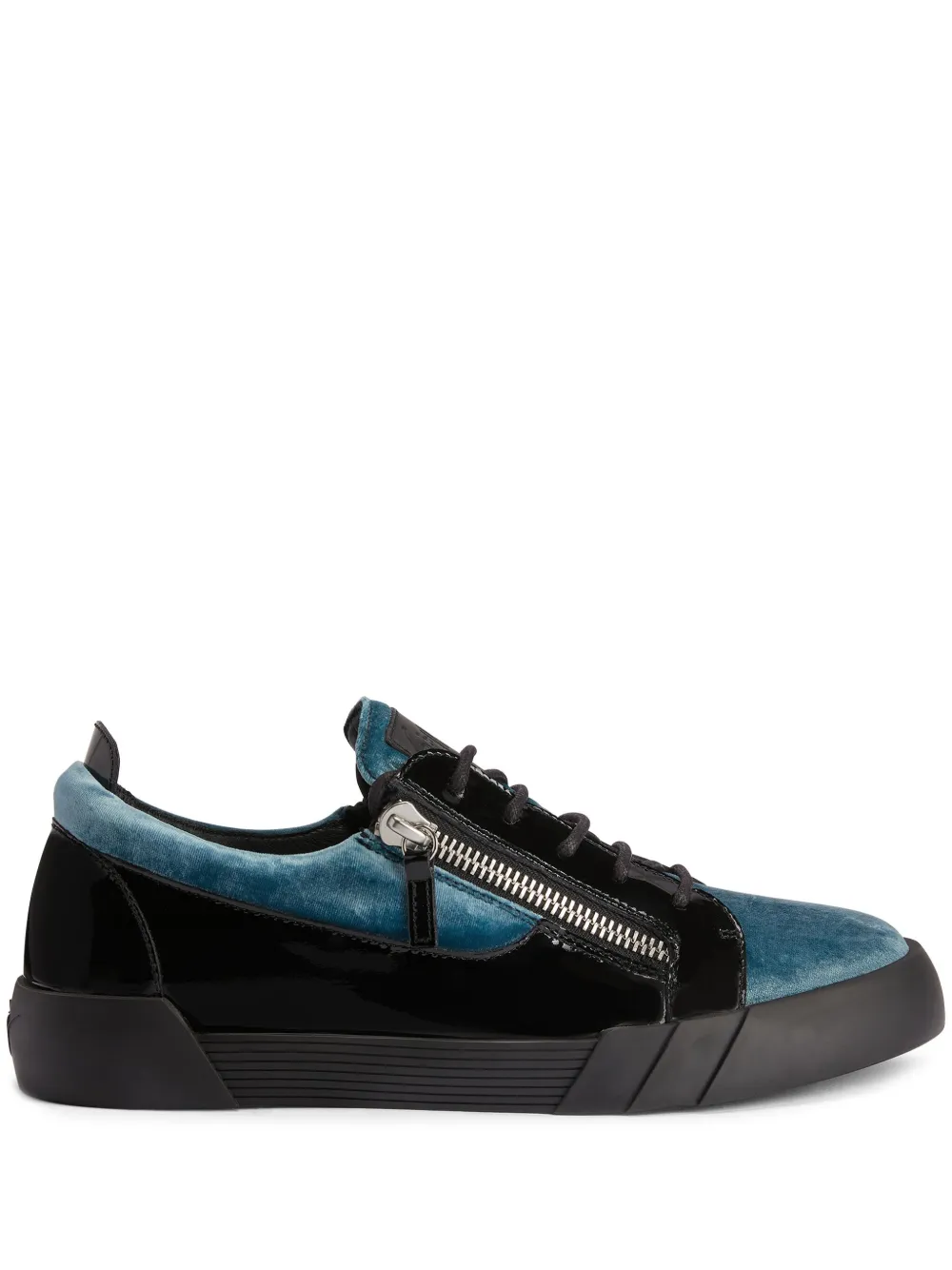Giuseppe Zanotti baskets Frankie à design bicolore | noir | Image 1