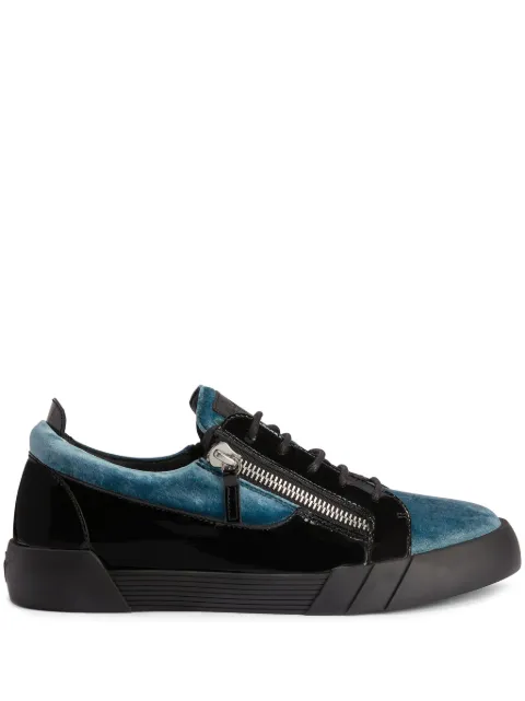 Giuseppe Zanotti tenis Frankie con diseño de dos tonos