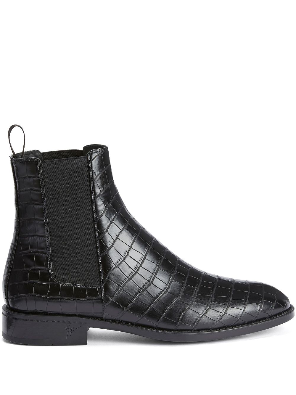 Ryim crocodile-effect boots