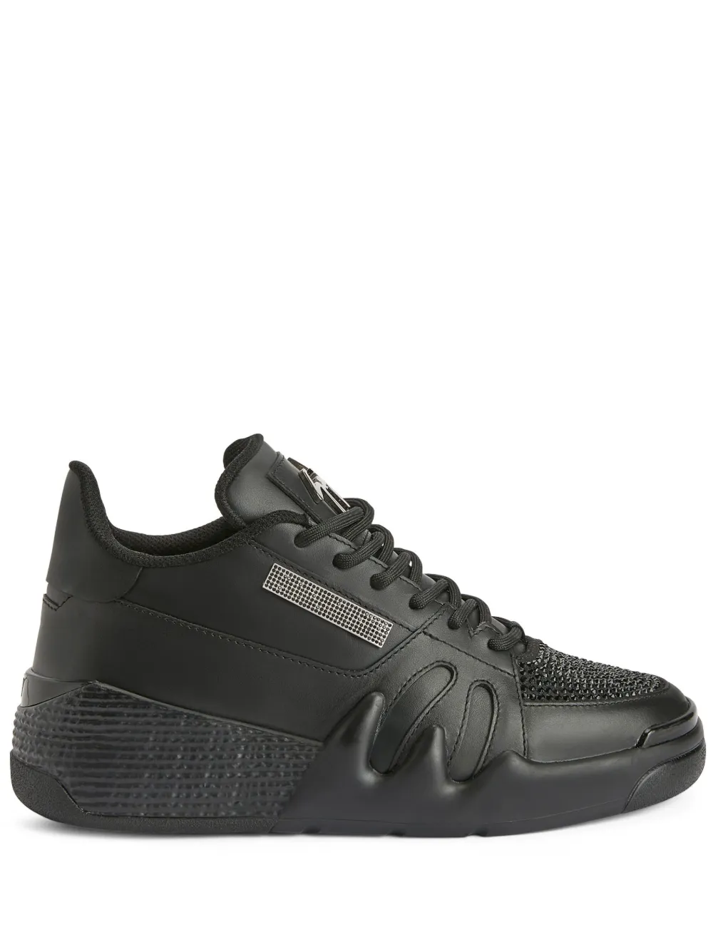 Giuseppe Zanotti Shoulder Strap Low-cut Sneakers In Black