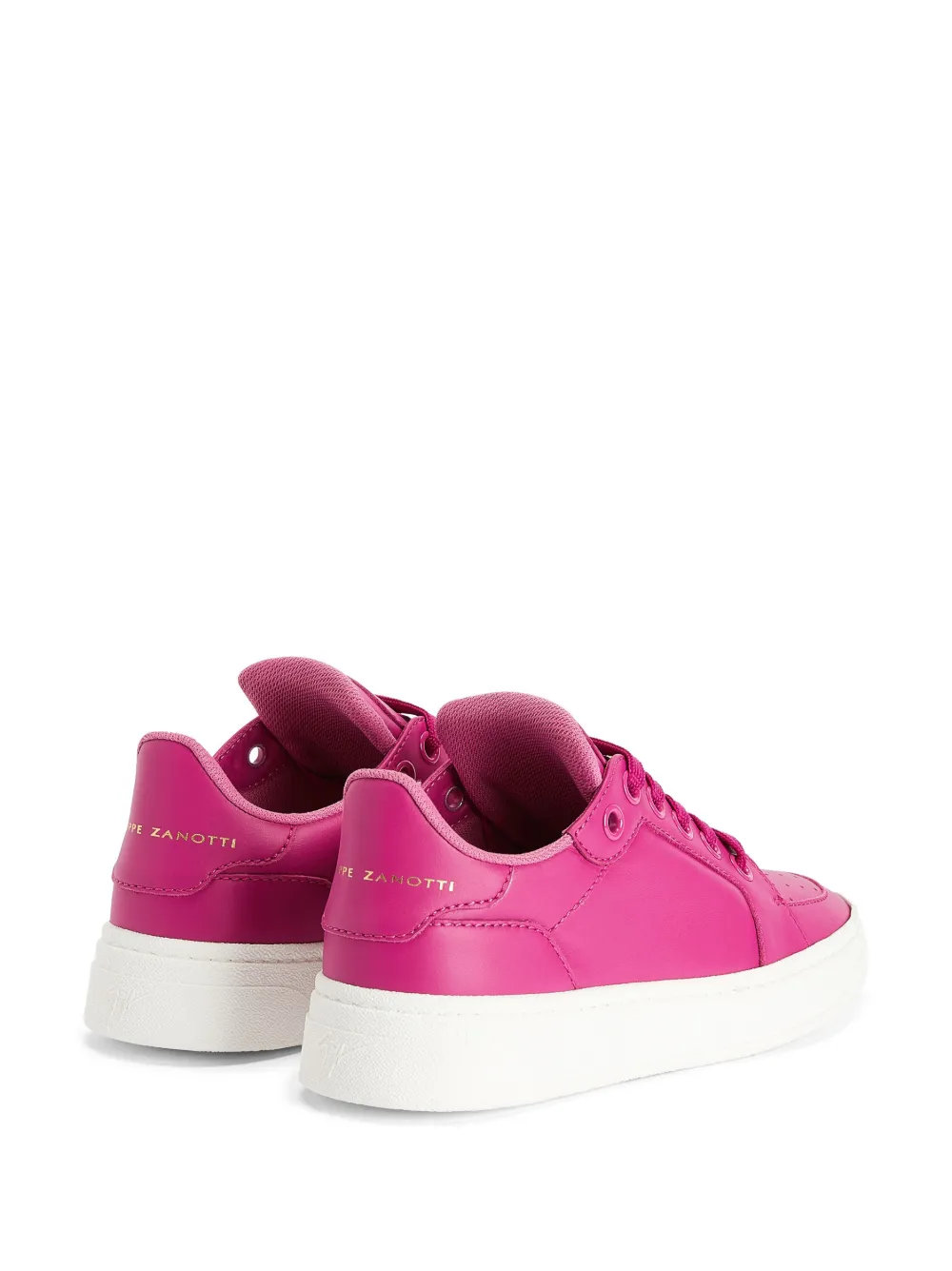 Giuseppe Zanotti calf-leather lace-up sneakers Pink