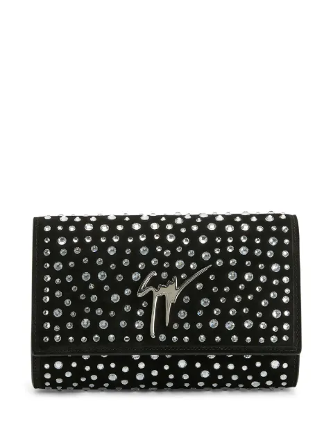 Giuseppe Zanotti Cleopatra crystal-embellished clutch bag