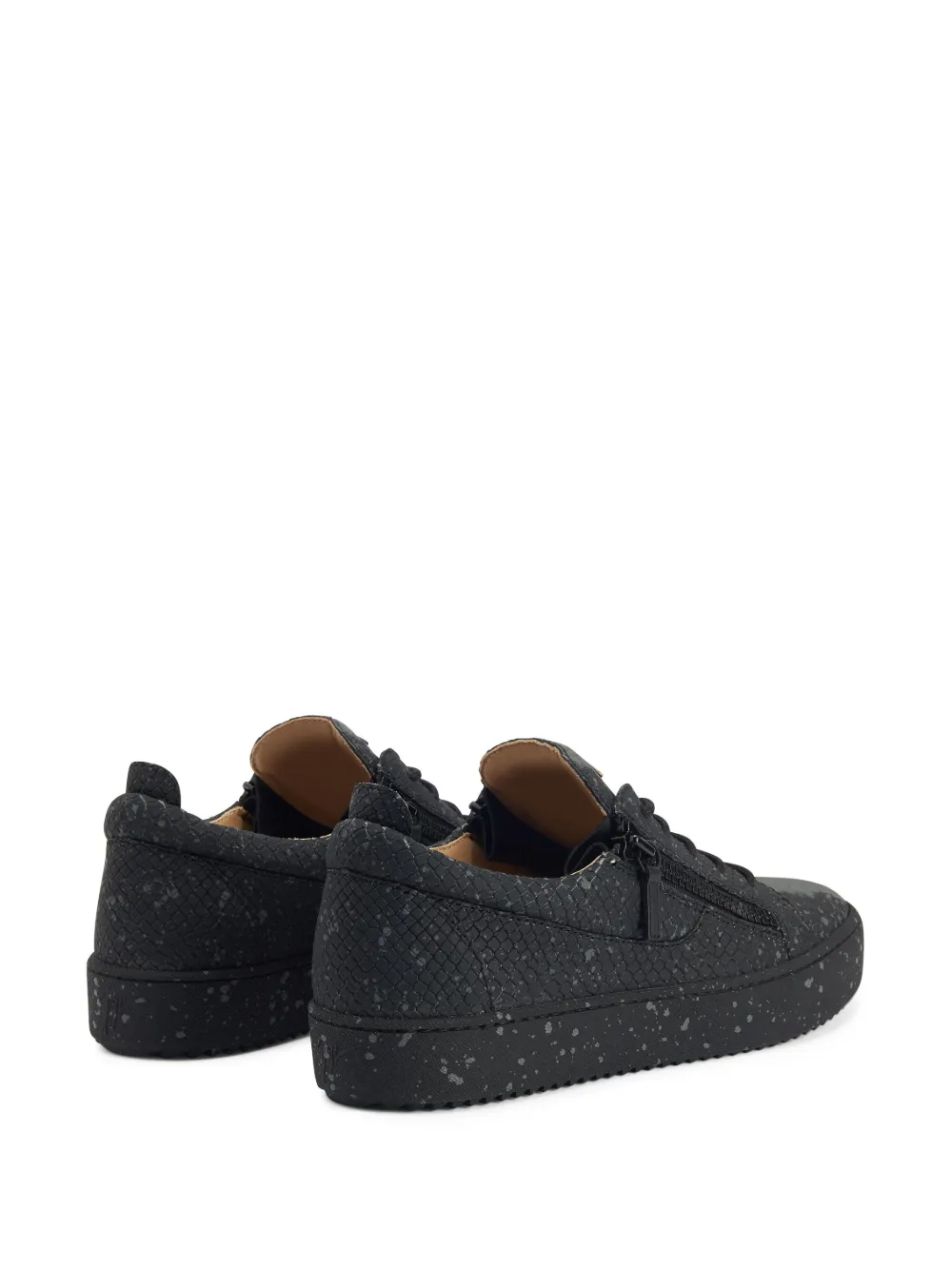 Giuseppe Zanotti Frankie snakeskin-effect Leather Sneakers