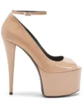 Giuseppe Zanotti 150mm GZ Aida platform pumps - Neutrals