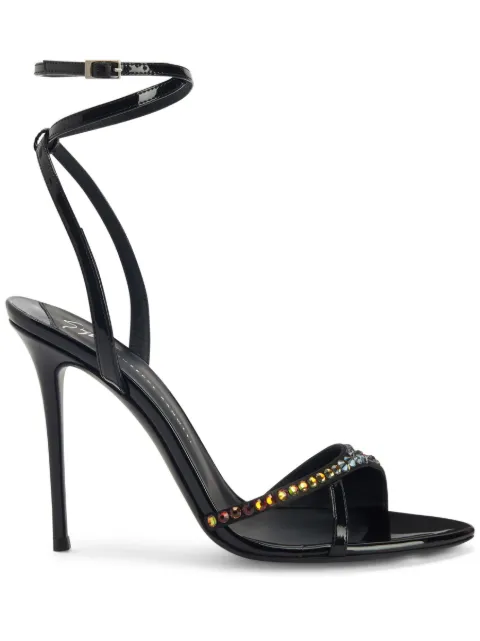 Giuseppe Zanotti Bellha 105mm crystal-embellished sandals 