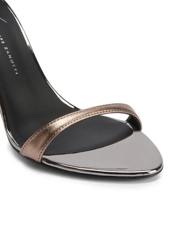 Giuseppe Zanotti Beverlee 105mm レザーサンダル | ブラウン