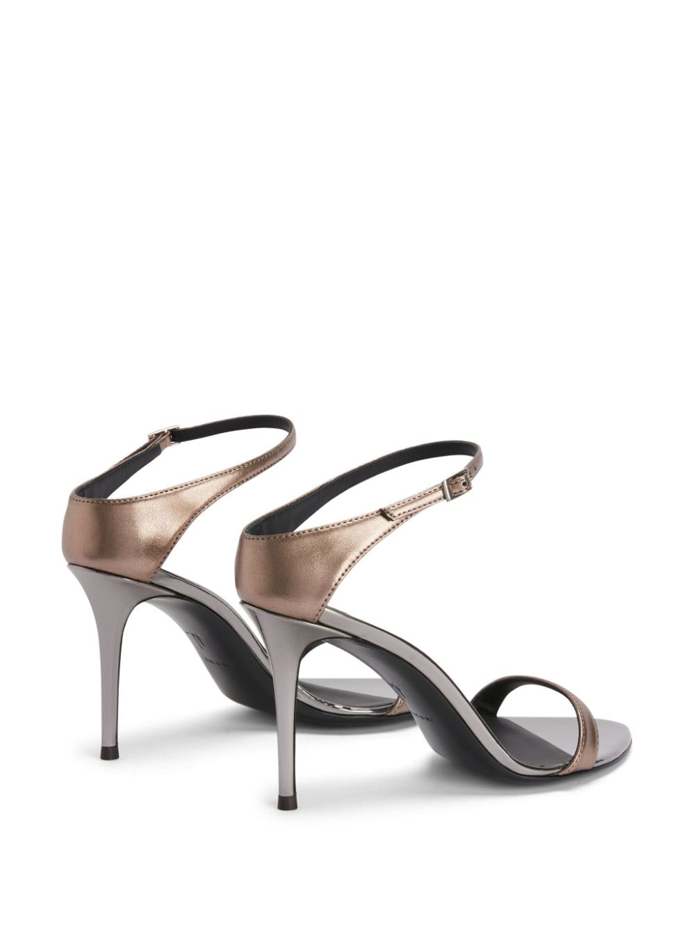 Shop Giuseppe Zanotti Beverlee Leather Sandals In Brown