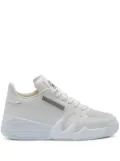 Giuseppe Zanotti Talon rhinestone-embellished leather sneakers - Neutrals