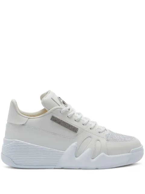 Giuseppe Zanotti Talon rhinestone-embellished leather sneakers