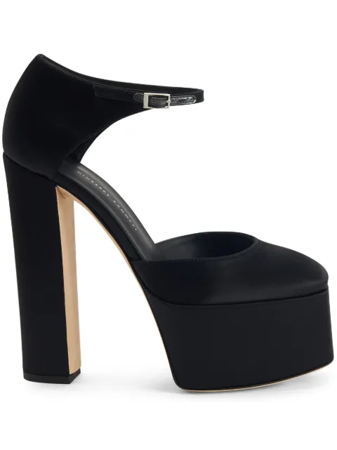 Giuseppe Zanotti حذاء 'بيبي' بلمسة ساتان وكعب 150 ملم