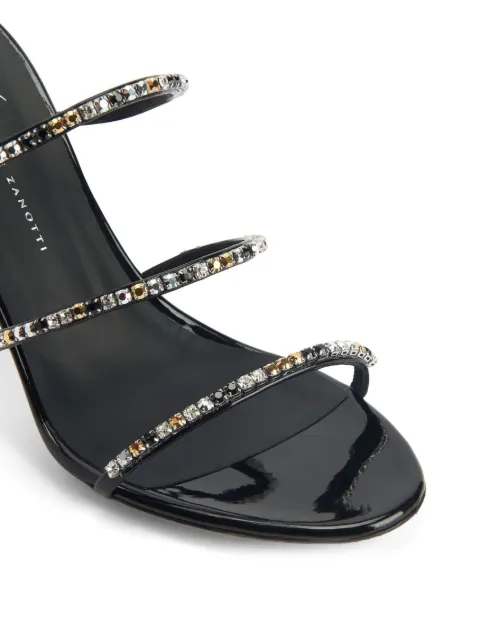 Giuseppe Zanotti Dark Colorful 85mm embellished sandals I300015001 - 3