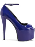 Giuseppe Zanotti 150mm GZ Aida platform pumps - Blue