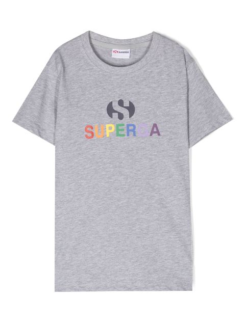 Superga Kids - logo-print crew-neck T-shirt