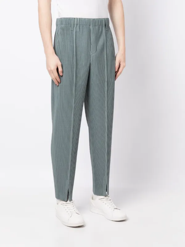 Homme Plissé Issey Miyake Plissé Tailored Trousers - Farfetch