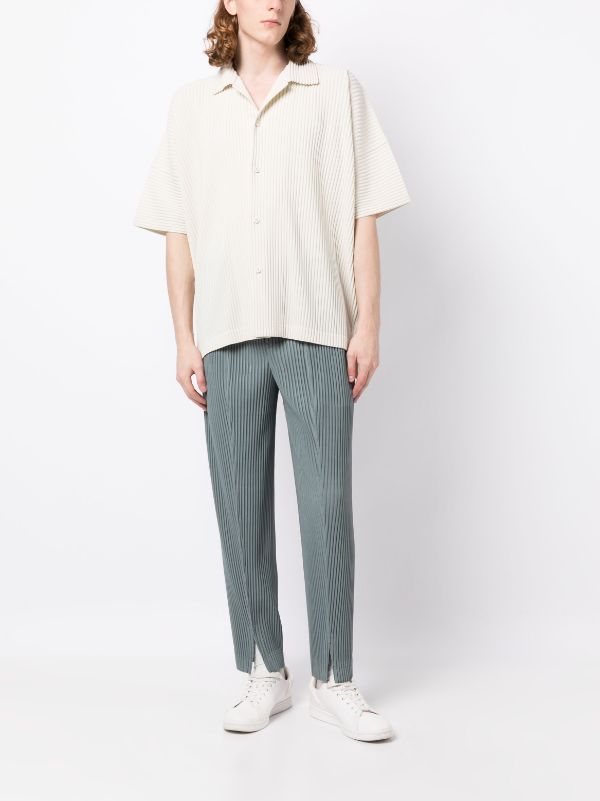 Homme Plissé Issey Miyake プリーツ テーパードパンツ - Farfetch