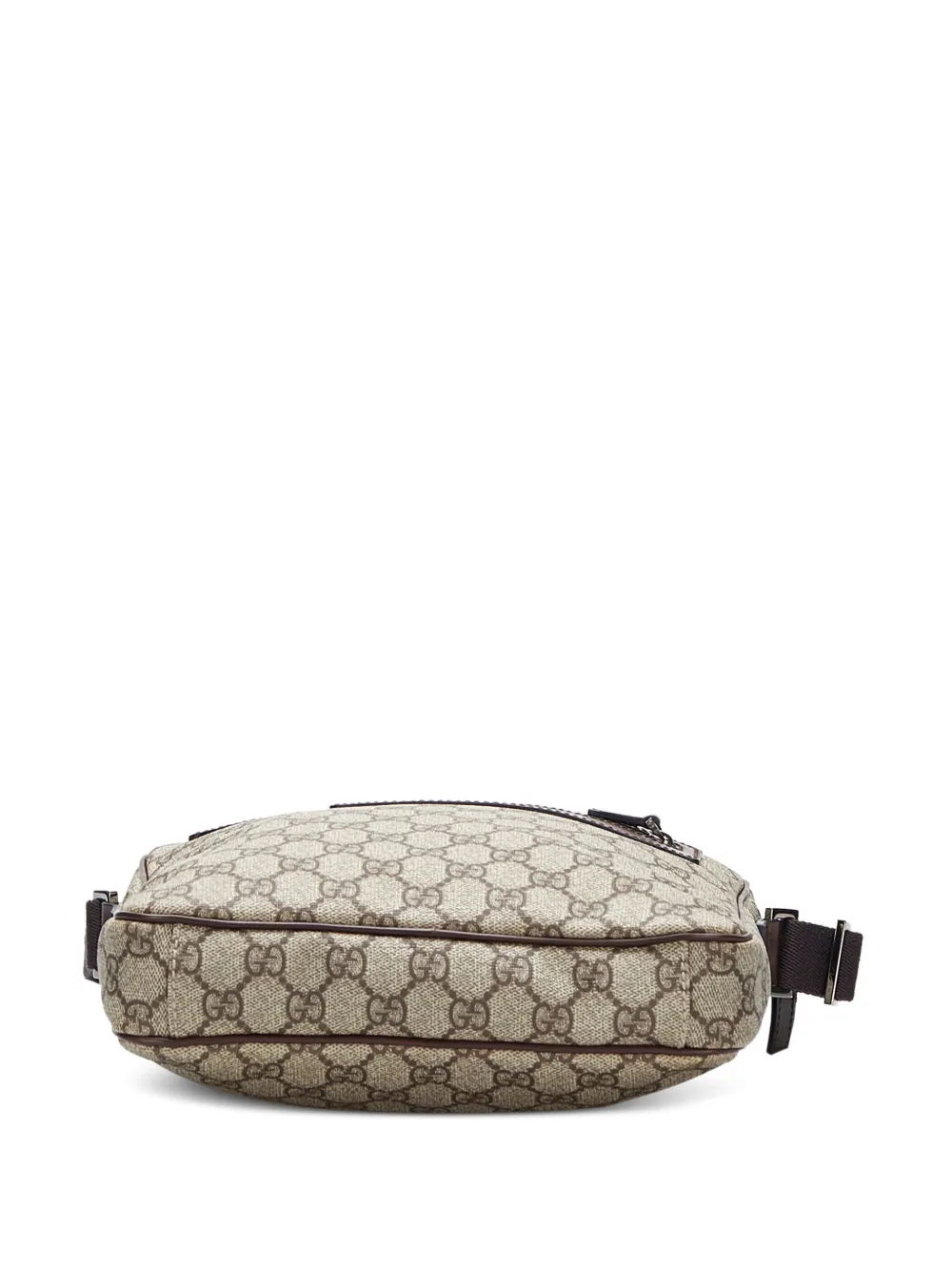 Preowned Gucci Gg Supreme Crossbody Bag In Brown ModeSens