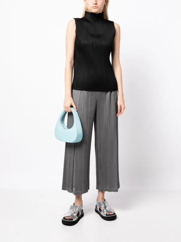 Pleats Please Issey Miyake Flick Pleated wide-leg Trousers - Farfetch