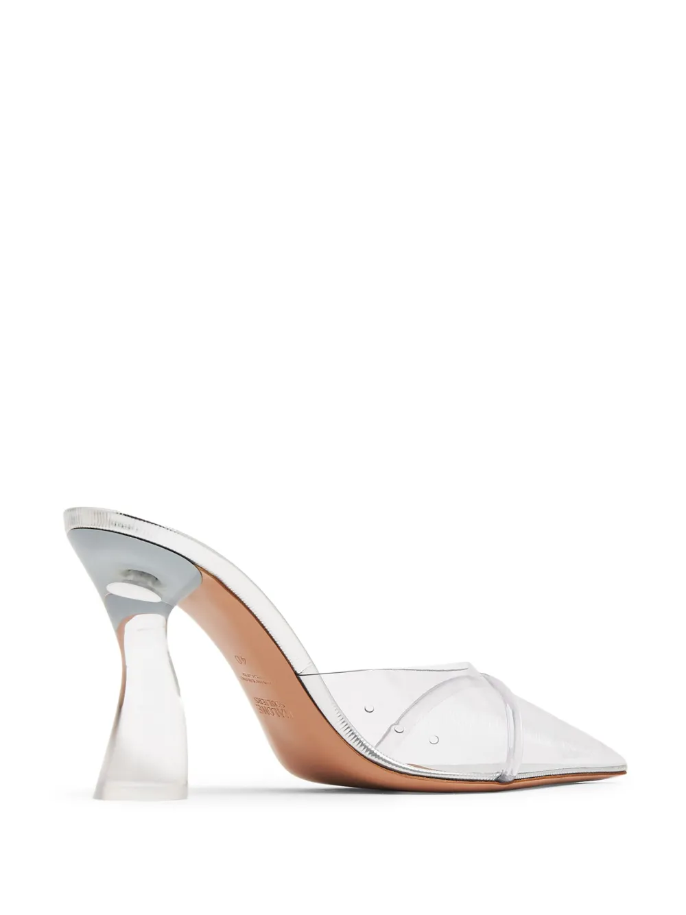 Shop Malone Souliers 90mm Pointed-toe Mules In White