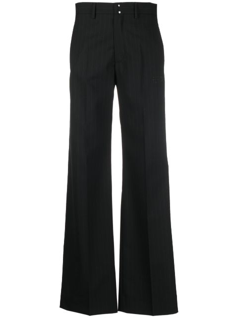 MM6 Maison Margiela pressed-crease wide-leg trousers Women