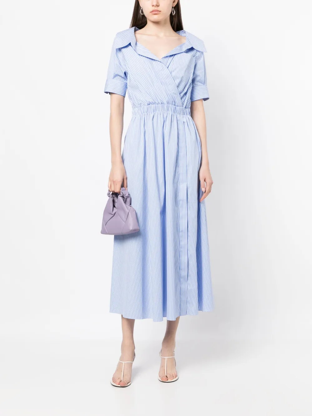 Altuzarra Katoenen jurk - Blauw