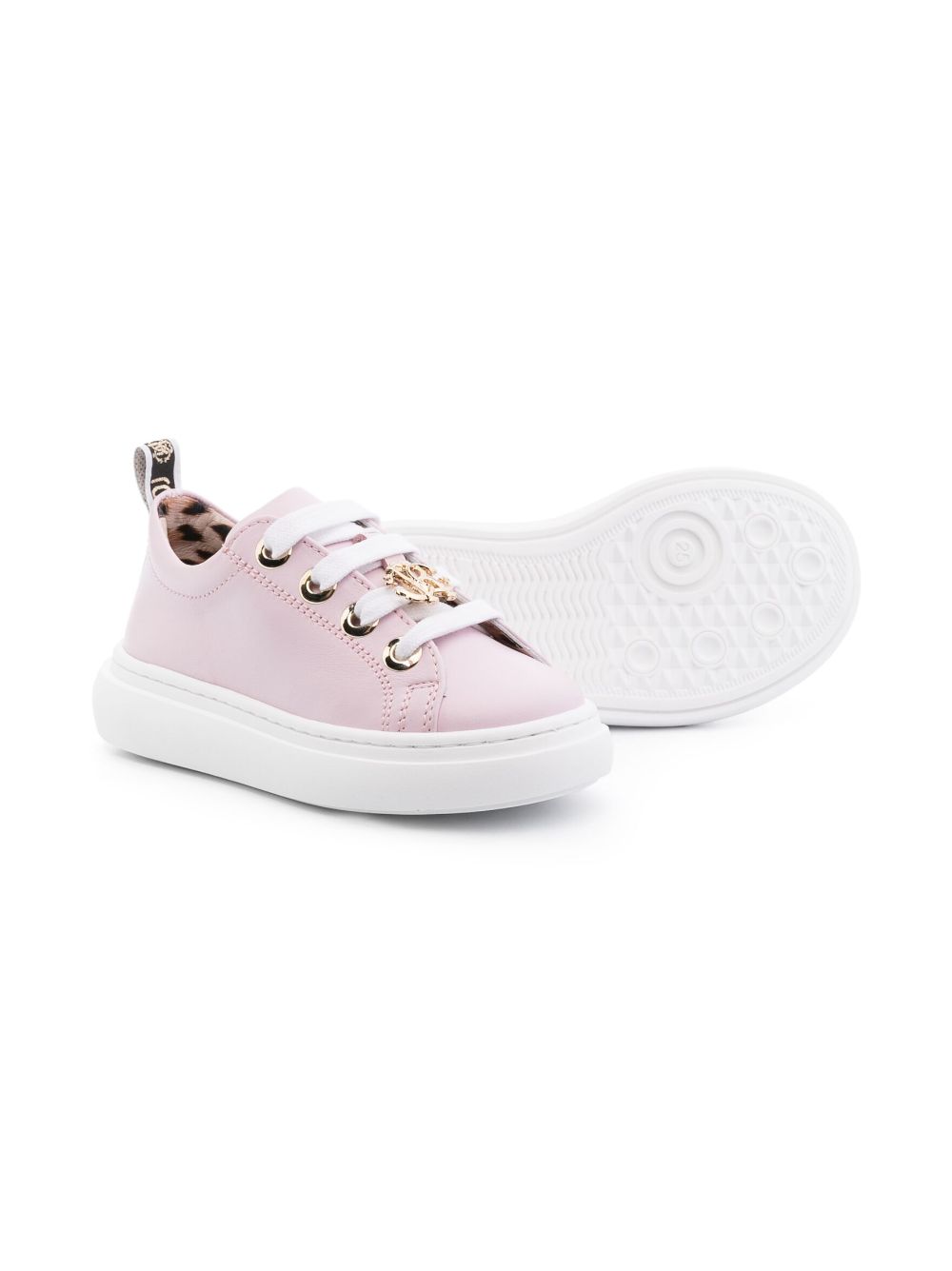 Roberto Cavalli Junior Tenis Con Placa Del Logo - Farfetch