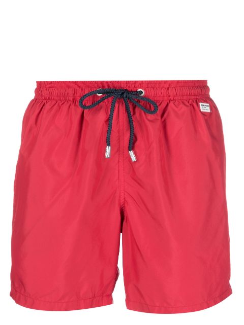 MC2 Saint Barth drawstring logo-patch swim shorts Men