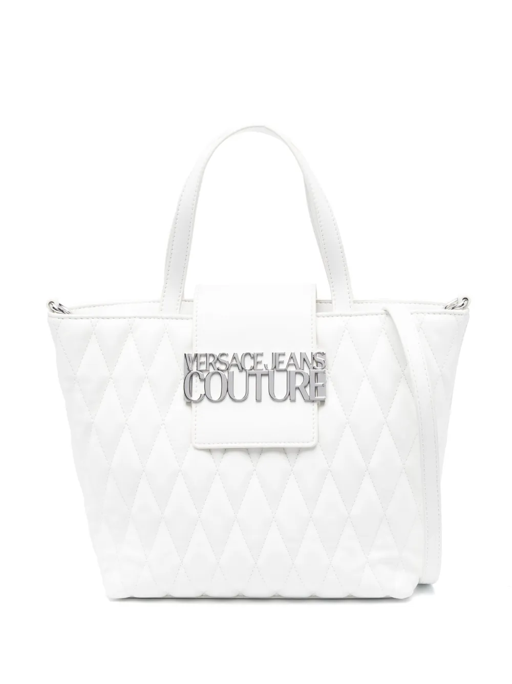 Versace Jeans Couture logoplaque fauxleather Tote Bag Farfetch