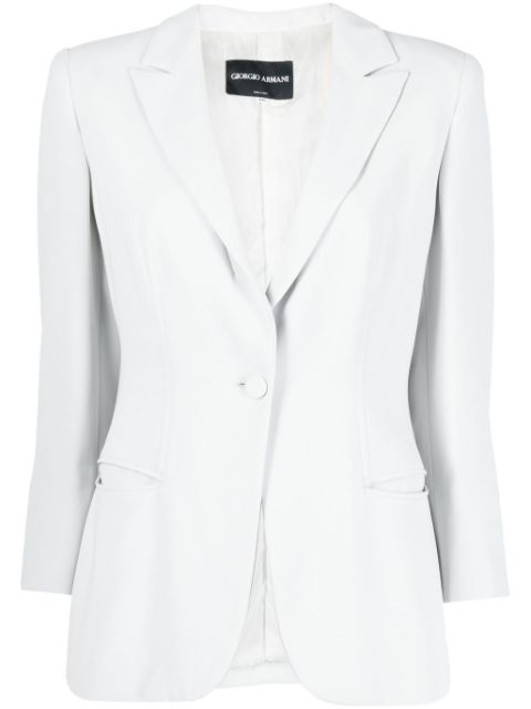 Giorgio Armani 1990s single-breasted blazer Women