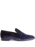 Giuseppe Zanotti G-Flash crocodile-effect loafers - Blue