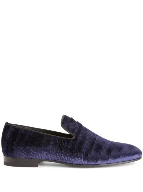 Giuseppe Zanotti G-Flash crocodile-effect loafers