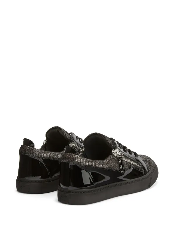 Giuseppe Zanotti Paneled low-top Sneakers | Black | FARFETCH