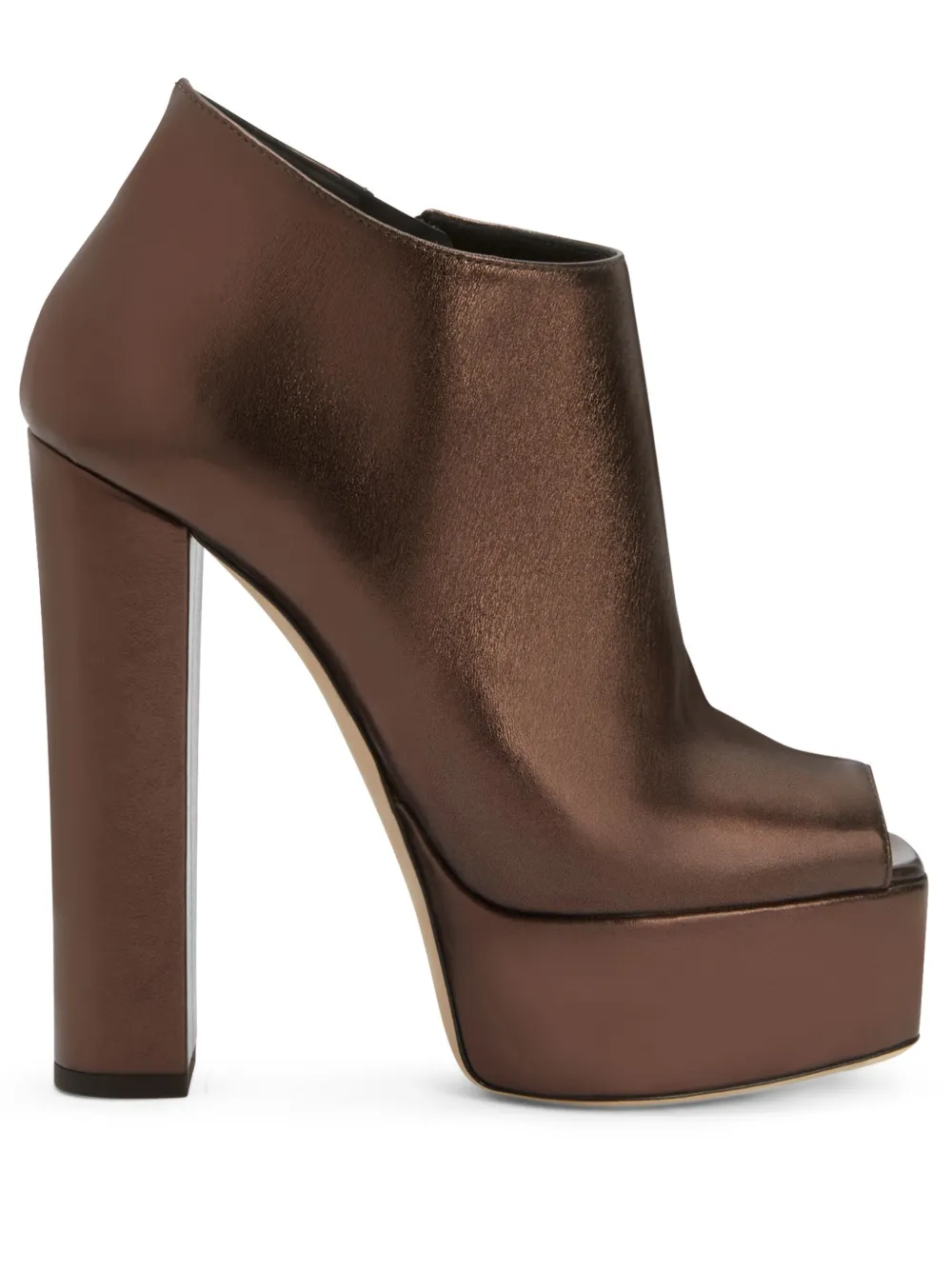 Giuseppe Zanotti Judith 120mm Platform Boots In Brown