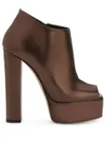 Giuseppe Zanotti Judith 120mm platform boots - Brown