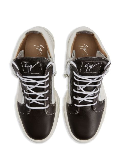 Frankie colour-block leather sneakers