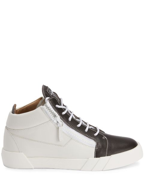 Frankie colour-block leather sneakers