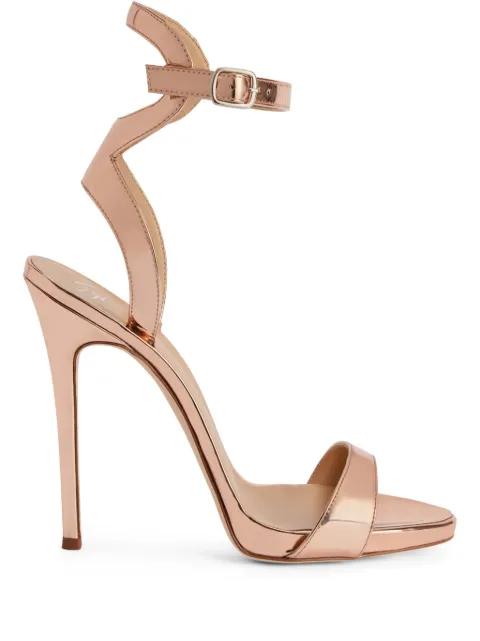 Giuseppe Zanotti Gwyneth 120mm metallic sandals