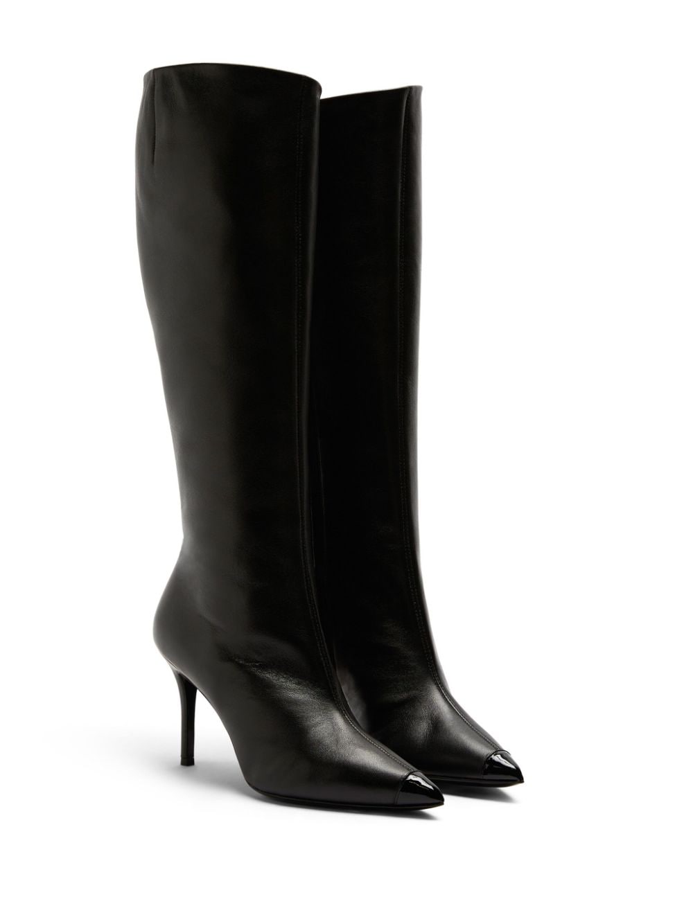 Shop Giuseppe Zanotti Kalima 90mm Knee-high Boots In Black