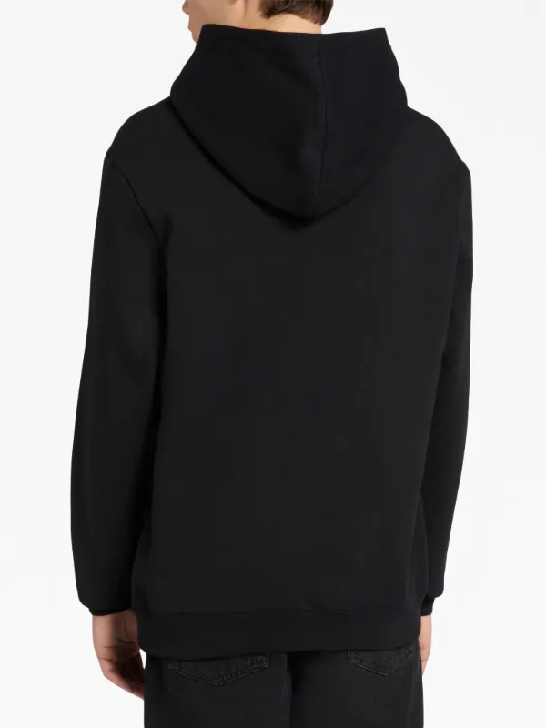 Giuseppe Zanotti ロゴ パーカー Giuseppe Zanotti logo-print Cotton Hoodie | Black | FARFETCH