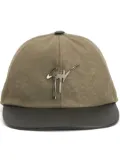 Giuseppe Zanotti Cohen logo-lettering cap - Neutrals