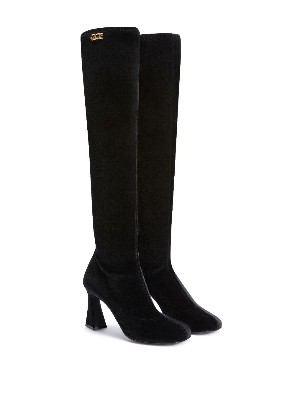 Shop Giuseppe Zanotti Teresee 85mm Leather Boots In Black