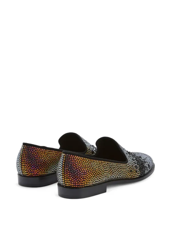 Giuseppe Zanotti Marthinique crystal-embellished Loafers | Black