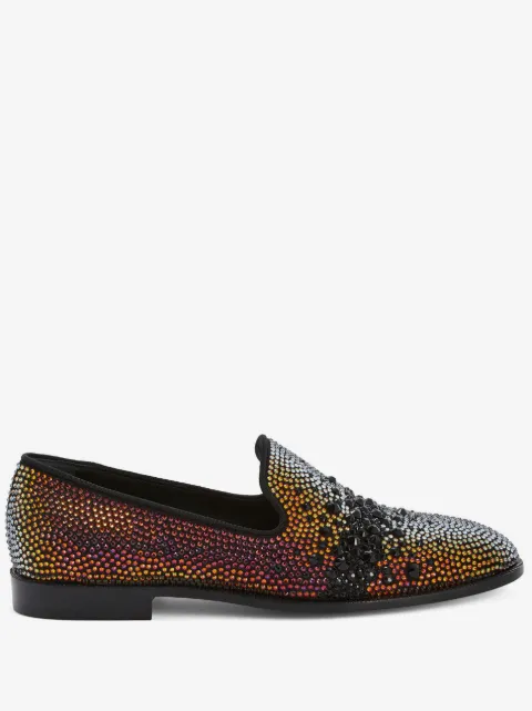 Giuseppe Zanotti Marthinique crystal-embellished loafers
