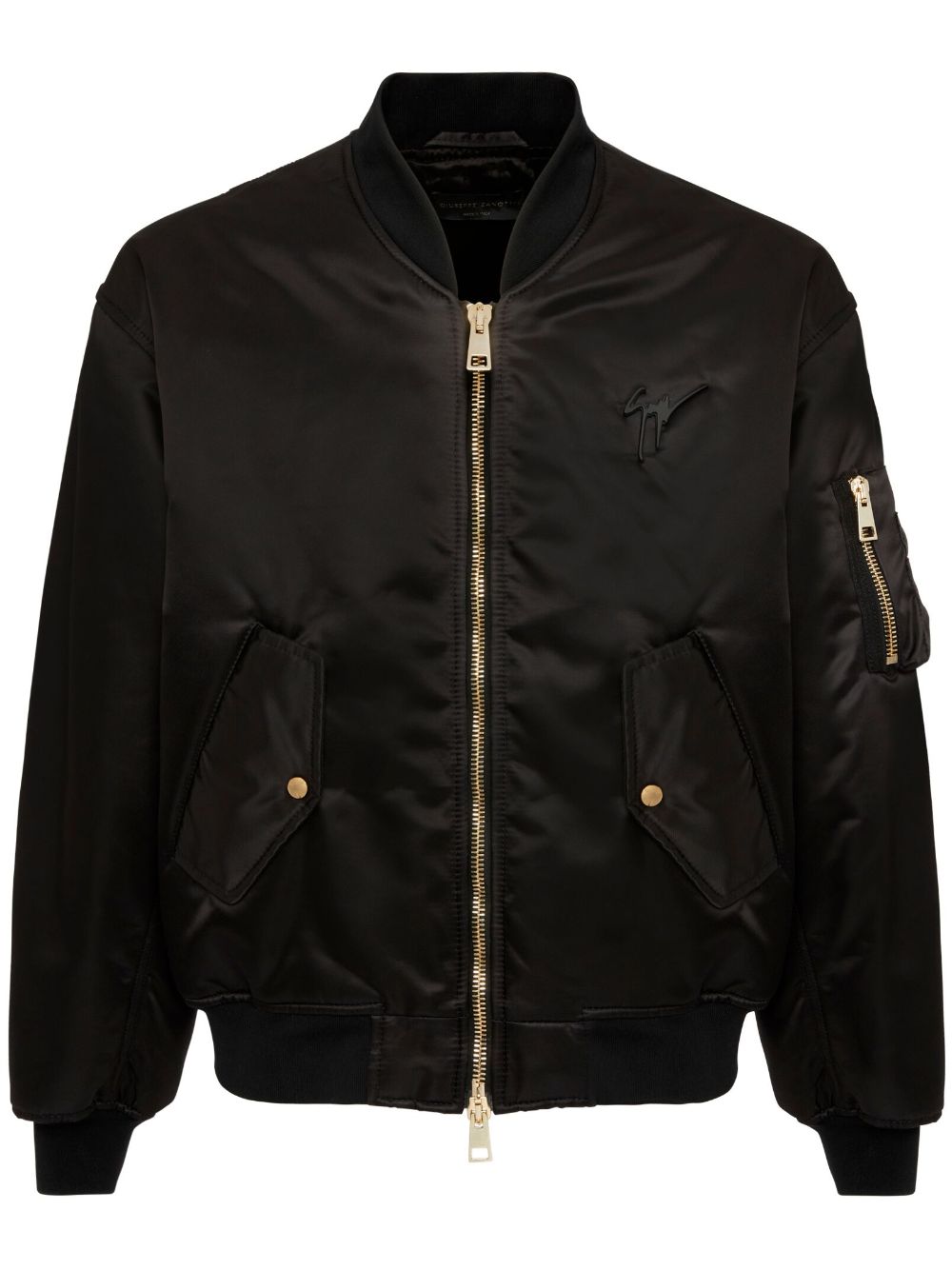 Giuseppe Zanotti logo-embroidered Lightweight Bomber Jacket - Farfetch