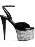 Giuseppe Zanotti 150mm GZ Aida platform sandals - Black
