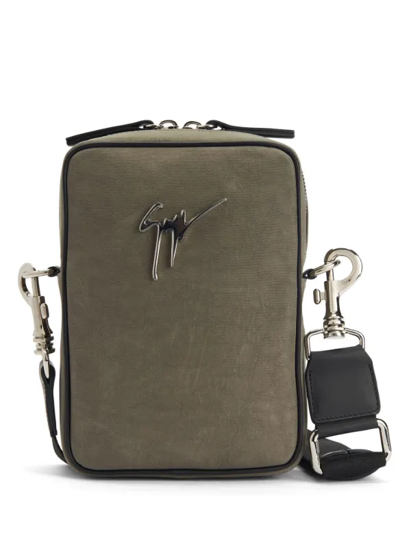 Giuseppe Zanotti Thoby logo-plaque Bag | Brown | FARFETCH JO