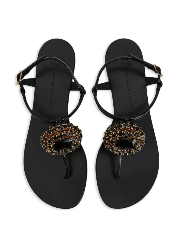 Giuseppe Zanotti Odam crystal embellished Sandals Black FARFETCH CA