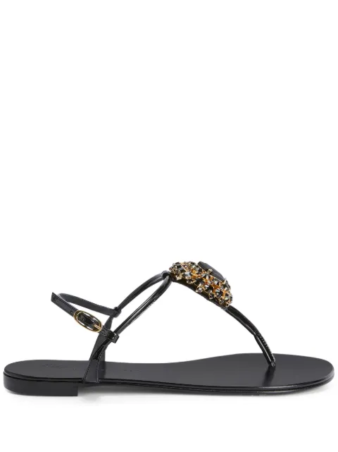 Giuseppe Zanotti sandalias Odam con detalles de cristal