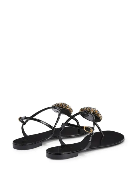 Giuseppe Zanotti Odam crystal-embellished sandals I300013001 - 2