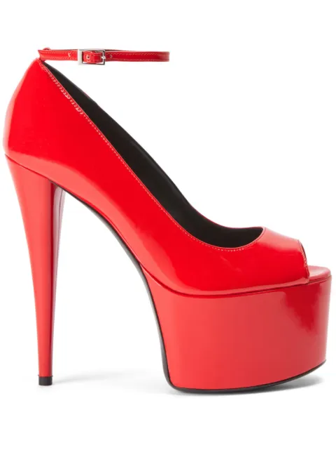 Giuseppe Zanotti Aida 150mm patent-finish pumps