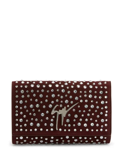Giuseppe Zanotti Cleopatra crystal-embellished clutch bag